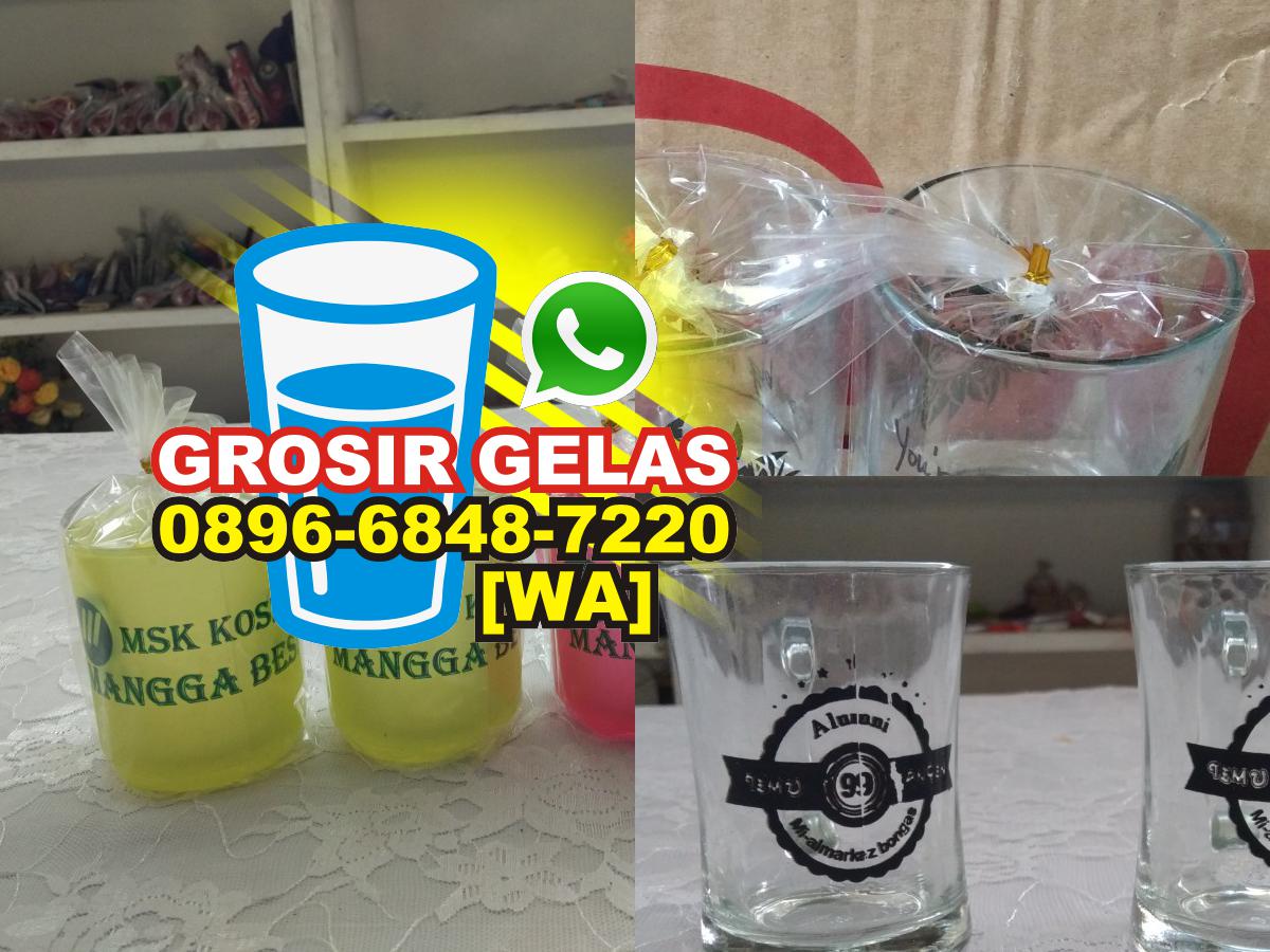 Souvenir Pernikahan Gelas Yogyakarta – 0896-6848-7220 [WA] grosir gelas